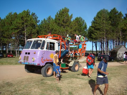 Camion adapté au sable